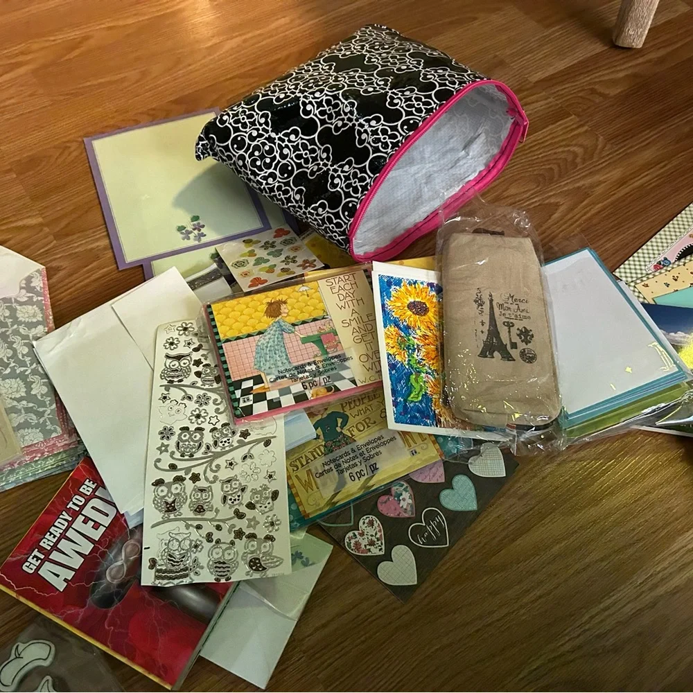 HUGE LOT OF STATIONERY Scottie Dog Mary Engelbright stickers stamp